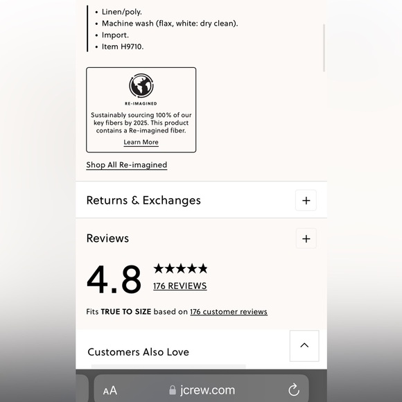 J.Crew Parke Linen Blazer Flax - Picture 6 of 7